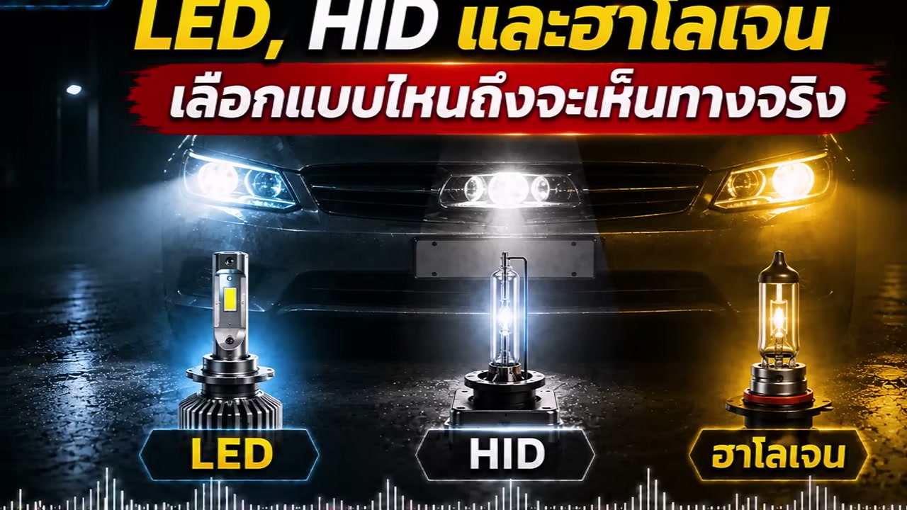 เจาะลึกความจริง ไฟหน้าสีขาว vs สีเหลือง เลือกแบบไหนถึงจะตอบโจทย์การใช้งานที่สุด? - บทความจาก ITBlockman