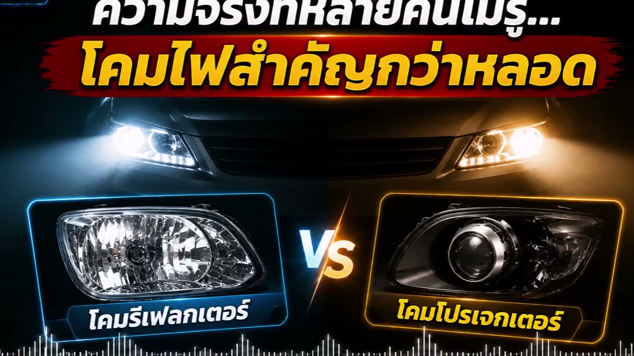 เจาะลึกความจริง ไฟหน้าสีขาว vs สีเหลือง เลือกแบบไหนถึงจะตอบโจทย์การใช้งานที่สุด? - บทความจาก ITBlockman