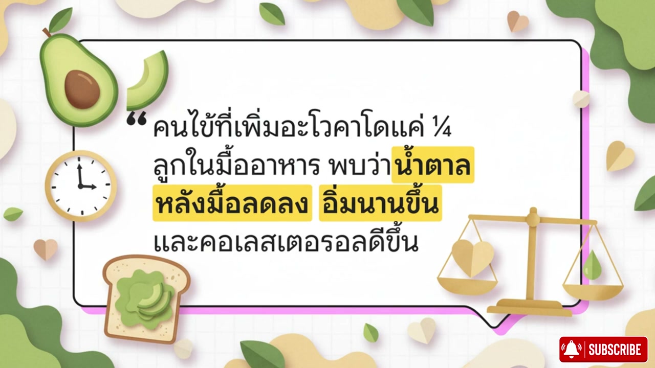อะโวคาโดกับผู้ป่วยเบาหวาน: สุดยอดผลไม้ที่ช่วยคุมน้ำตาลได้จริงหรือ? - บทความจาก ITBlockman