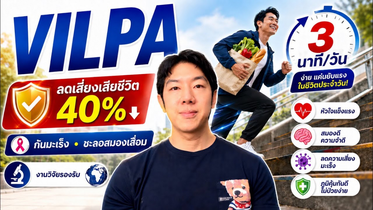 เคล็ดลับอายุยืน: ออกกำลังกายเพียงวันละ 3 นาที ลดเสี่ยงมะเร็ง สมองเสื่อม และโรคหัวใจได้จริงหรือ?