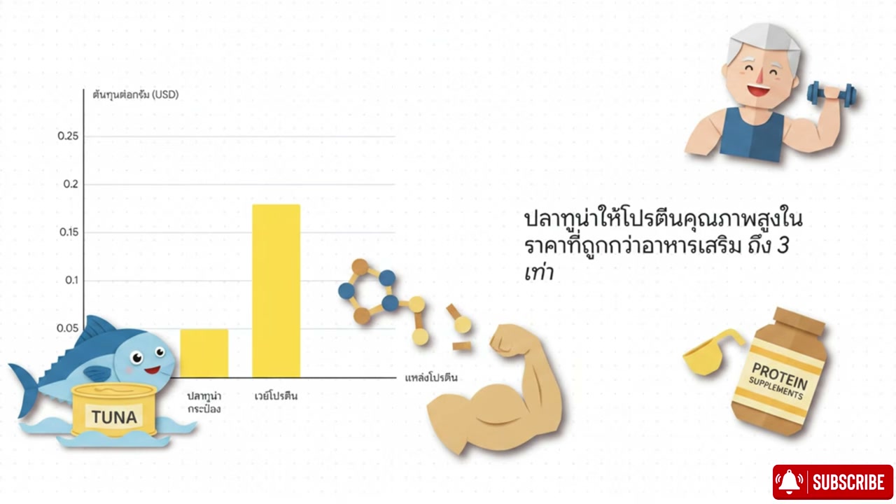 อายุเกิน 60 ปีต้องรู้! 7 อาหารโปรตีนสูงราคาประหยัด สร้างกล้ามเนื้อได้จริงโดยไม่ต้องพึ่งอาหารเสริมแพงๆ - บทความจาก ITBlockman