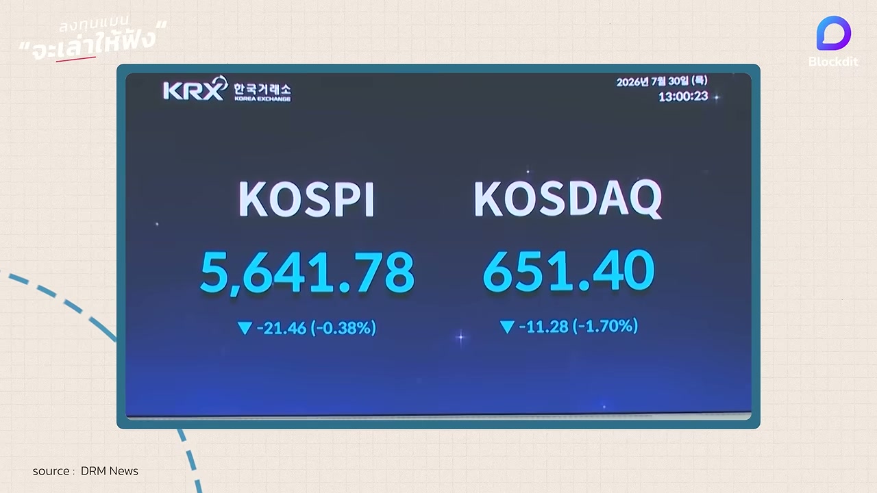วิกฤตตลาดหุ้นเกาหลีใต้: เมื่อความหวังของรายย่อยกลายเป็นฝันร้ายภายใน 1 เดือน - บทความจาก ITBlockman
