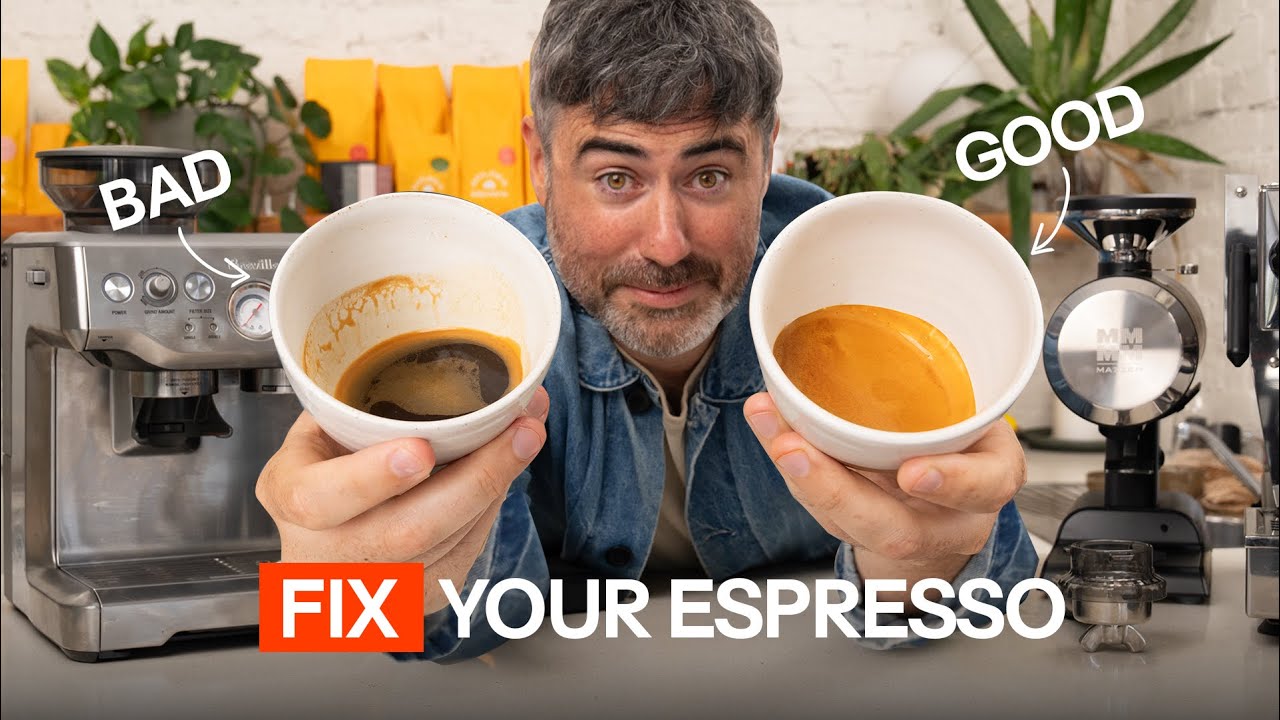 แก้ปัญหาช็อตกาแฟเปรี้ยวหรือขมด้วยการ Dial In เครื่องชง Breville Barista Express