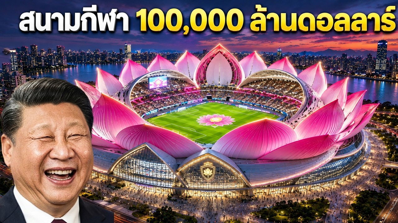 เปิดเบื้องหลังความมหัศจรรย์ สนามกีฬาดอกบัวกวางโจว เมกะโปรเจกต์ที่สั่นสะเทือนวงการวิศวกรรมโลก