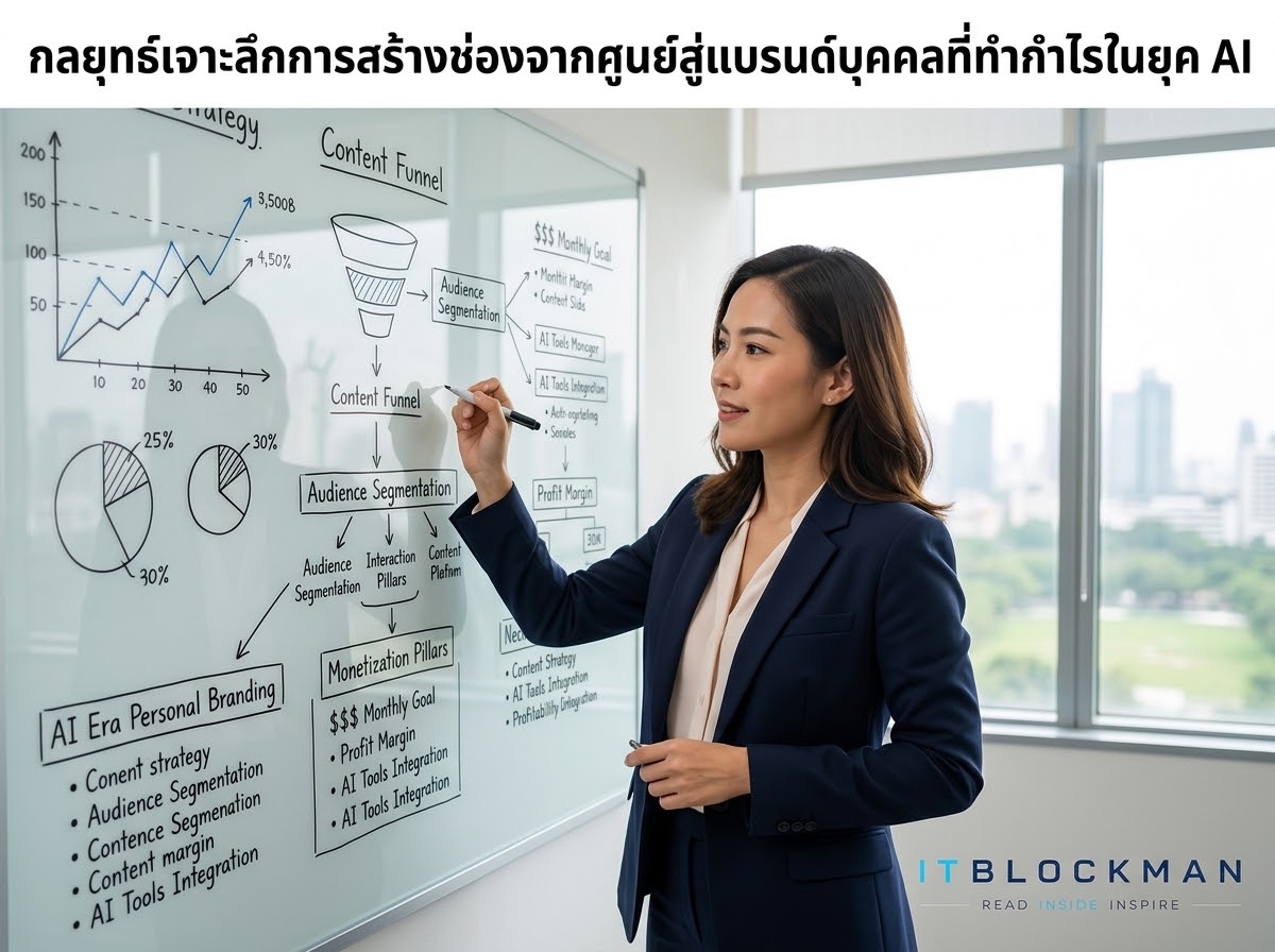 เจาะลึกกลยุทธ์ปั้นช่องจากศูนย์ สู่ Personal Brand ที่ทำเงินได้จริงในยุค AI