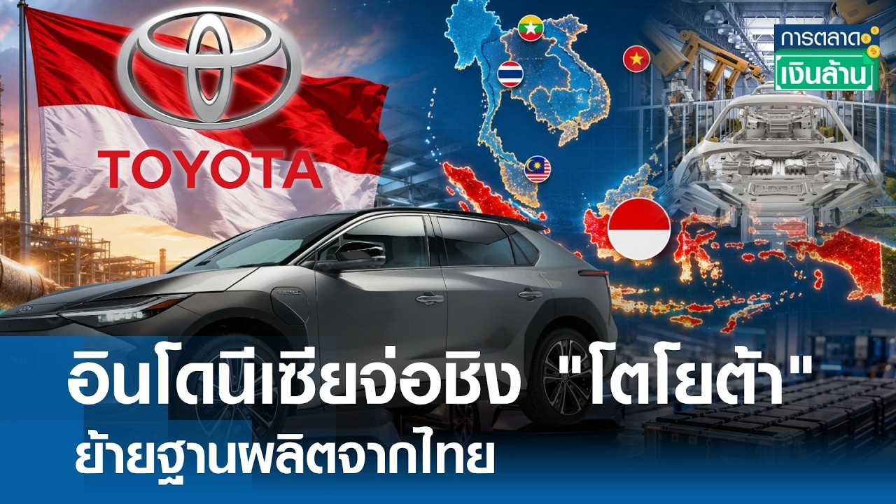อินโดนีเซียเปิดศึกชิงฐานผลิตรถยนต์จากไทย ท้าชนโตโยต้าพร้อมยื่นข้อเสนอพิเศษ