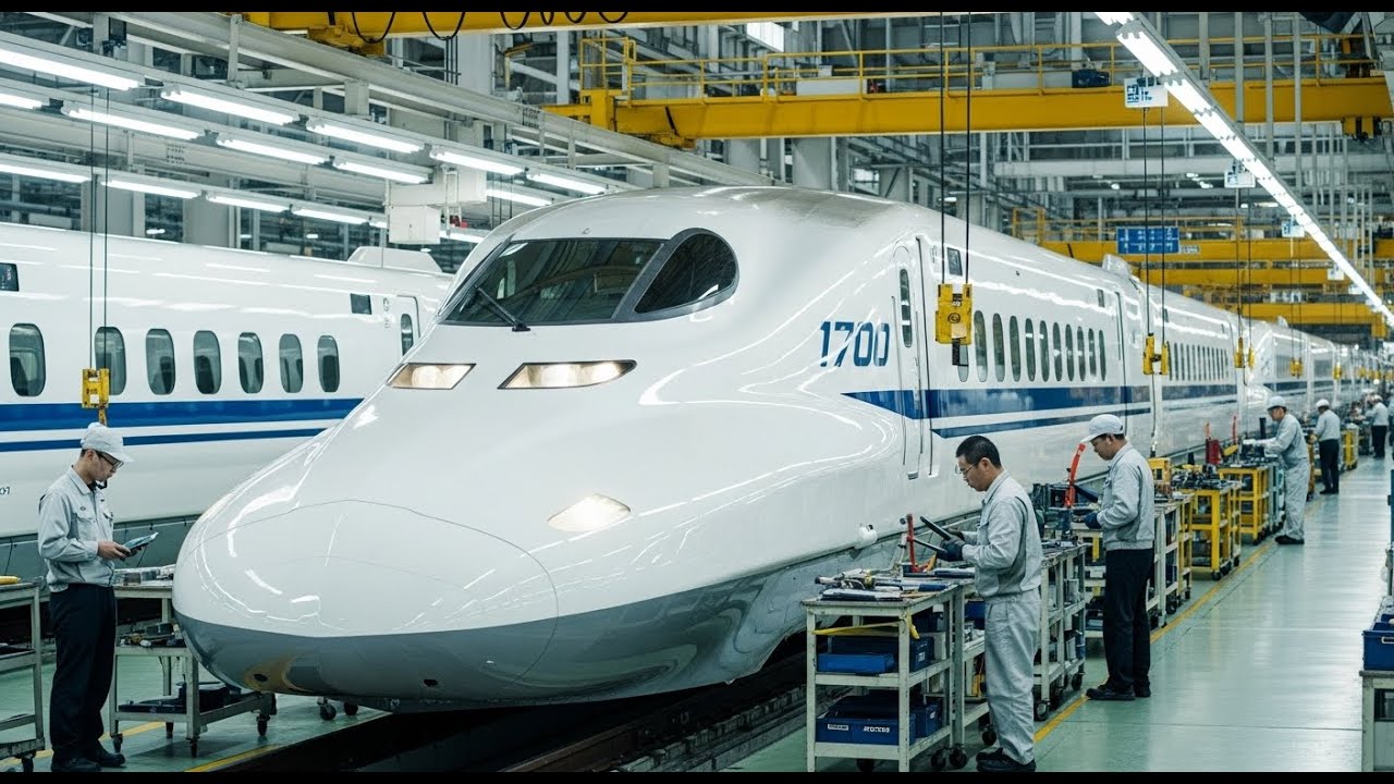 เจาะลึกเบื้องหลังการผลิตรถไฟความเร็วสูง Shinkansen N700 สุดยอดวิศวกรรมจากญี่ปุ่น