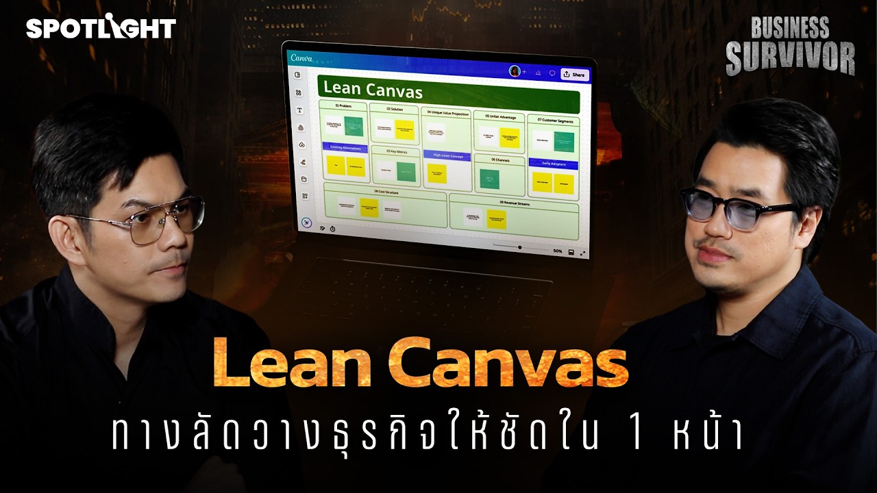 Lean Canvas ทางลัดวางกลยุทธ์ธุรกิจฉบับคนมีเวลาจำกัดและต้องการความแม่นยำ