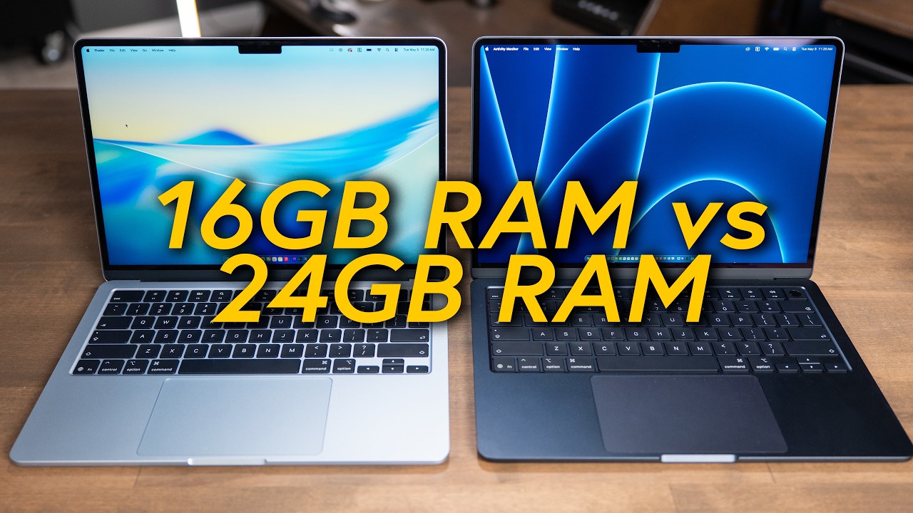 MacBook Air M5: เลือก 16GB หรือ 24GB RAM? เจาะลึกความแตกต่างที่ส่งผลต่อการใช้งานจริง