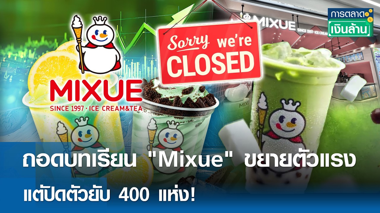 ถอดบทเรียน Mixue ปิดตัว 400 สาขา แม้รายได้พุ่งสูง สะท้อนกลยุทธ์การขยายตัวที่ต้องปรับเปลี่ยน