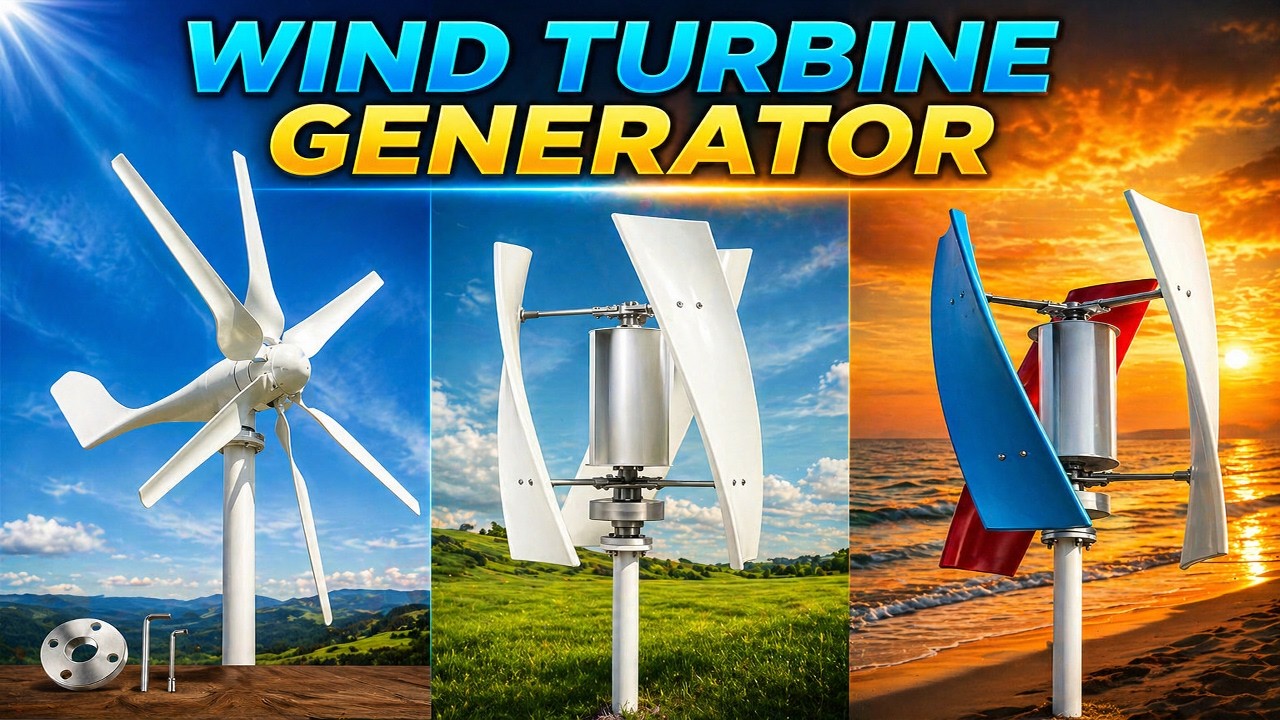 รีวิว 5 อันดับกังหันลมผลิตไฟฟ้าที่ดีที่สุดประจำปี 2026 เพื่อระบบพลังงานสะอาดนอกโครงข่าย