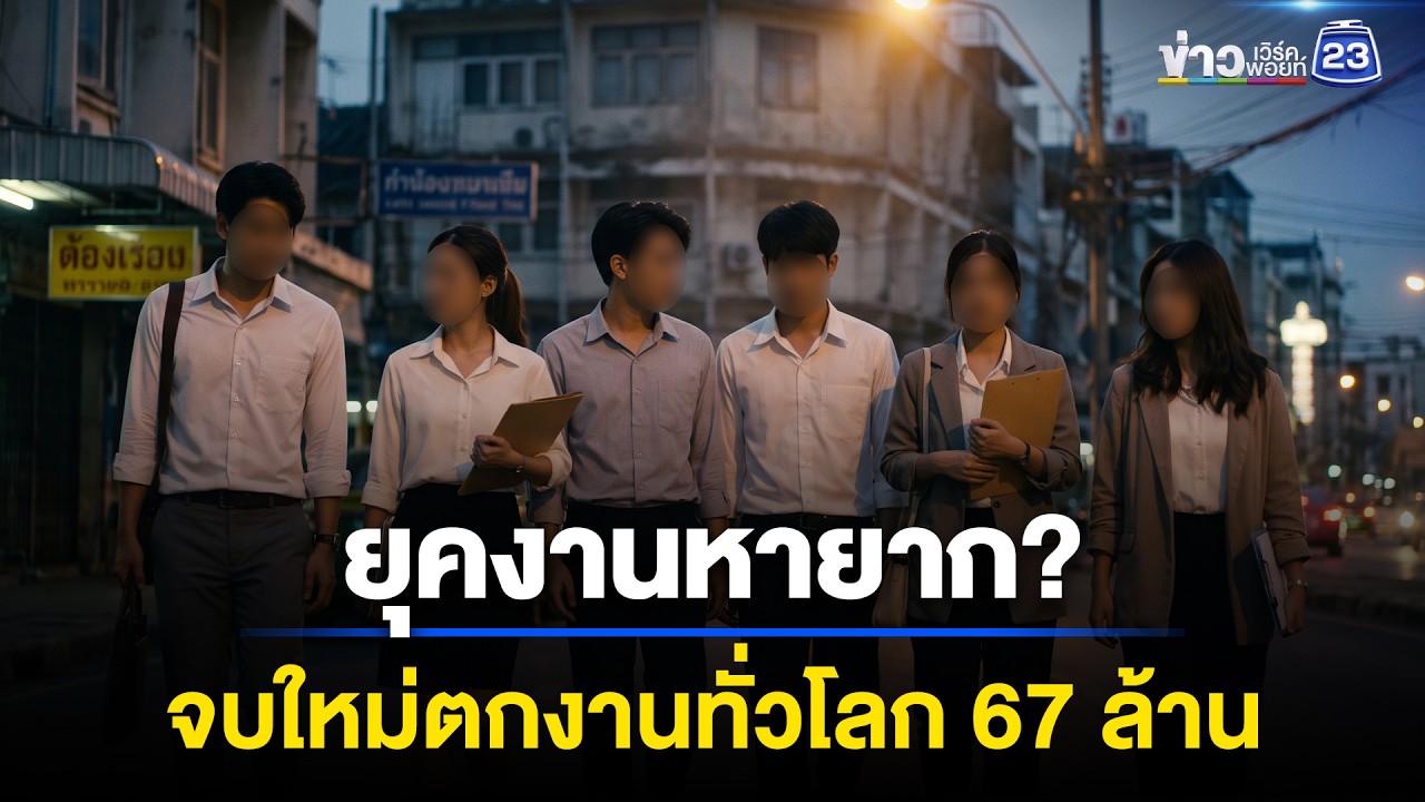วิกฤตการณ์คนรุ่นใหม่ตกงาน: ส่องสถานการณ์ตลาดแรงงานไทยและทั่วโลกที่กำลังสั่นคลอน